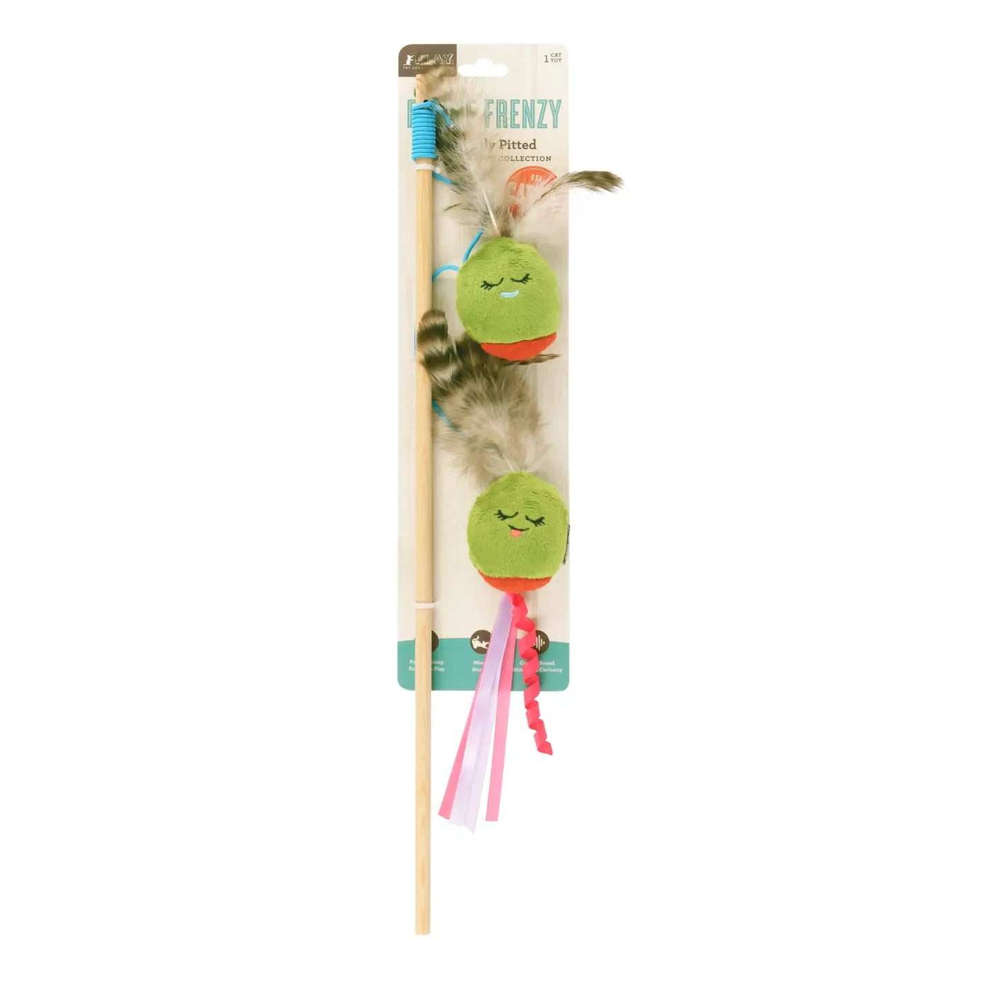 Feline Frenzy Wand Toy- Perfectly Pitted