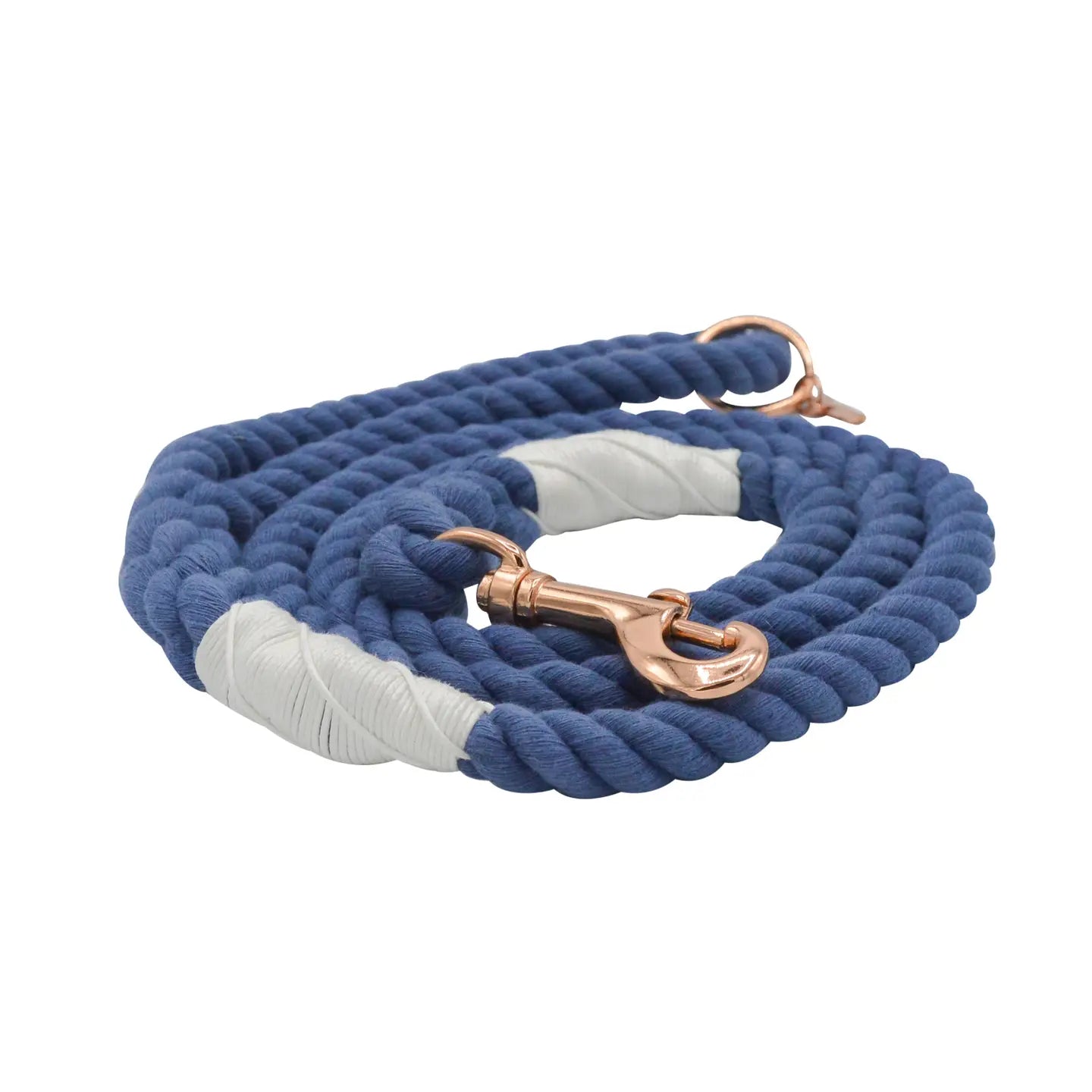 Nautical Navy Rope Leash
