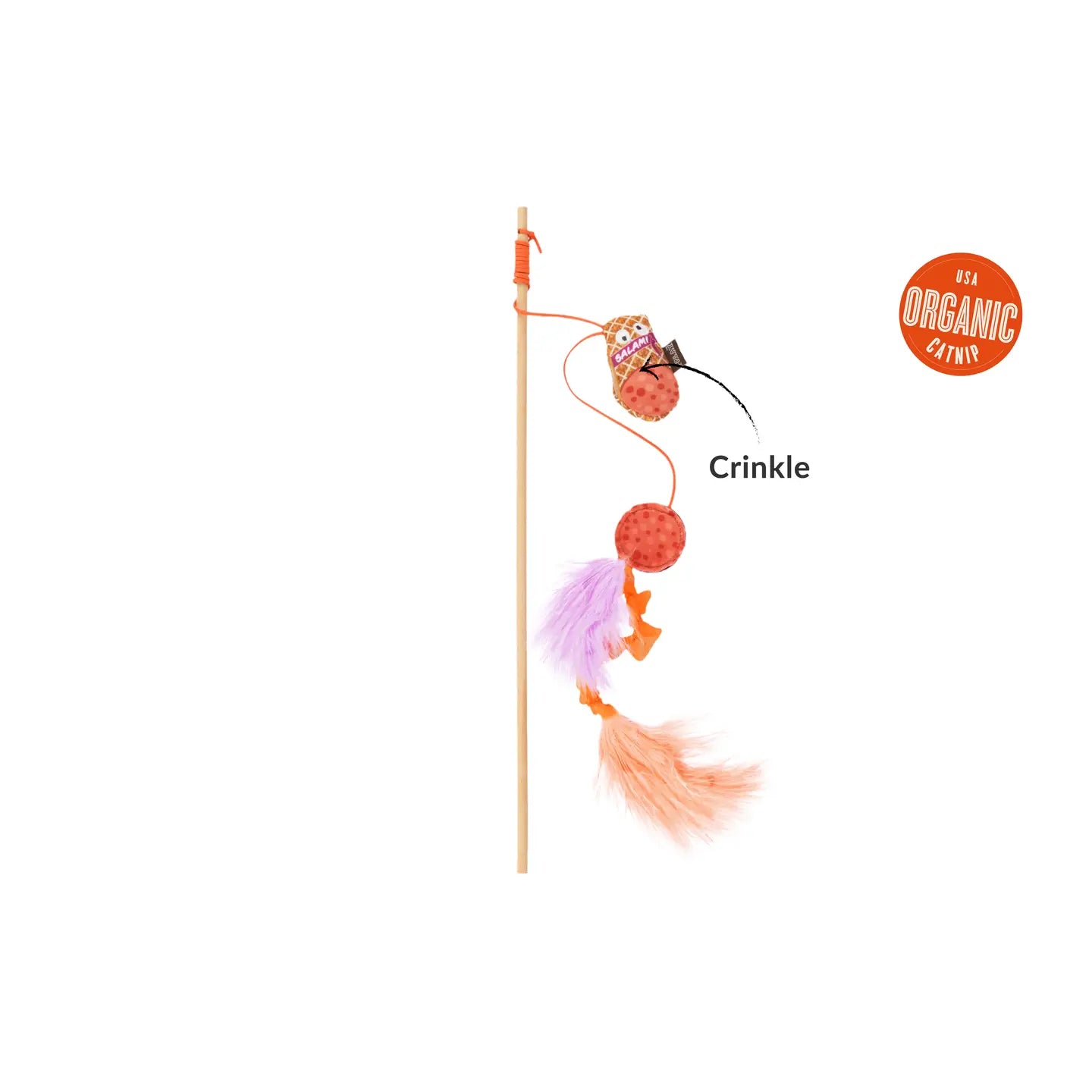 Feline Frenzy Wand Toy- Swatlami