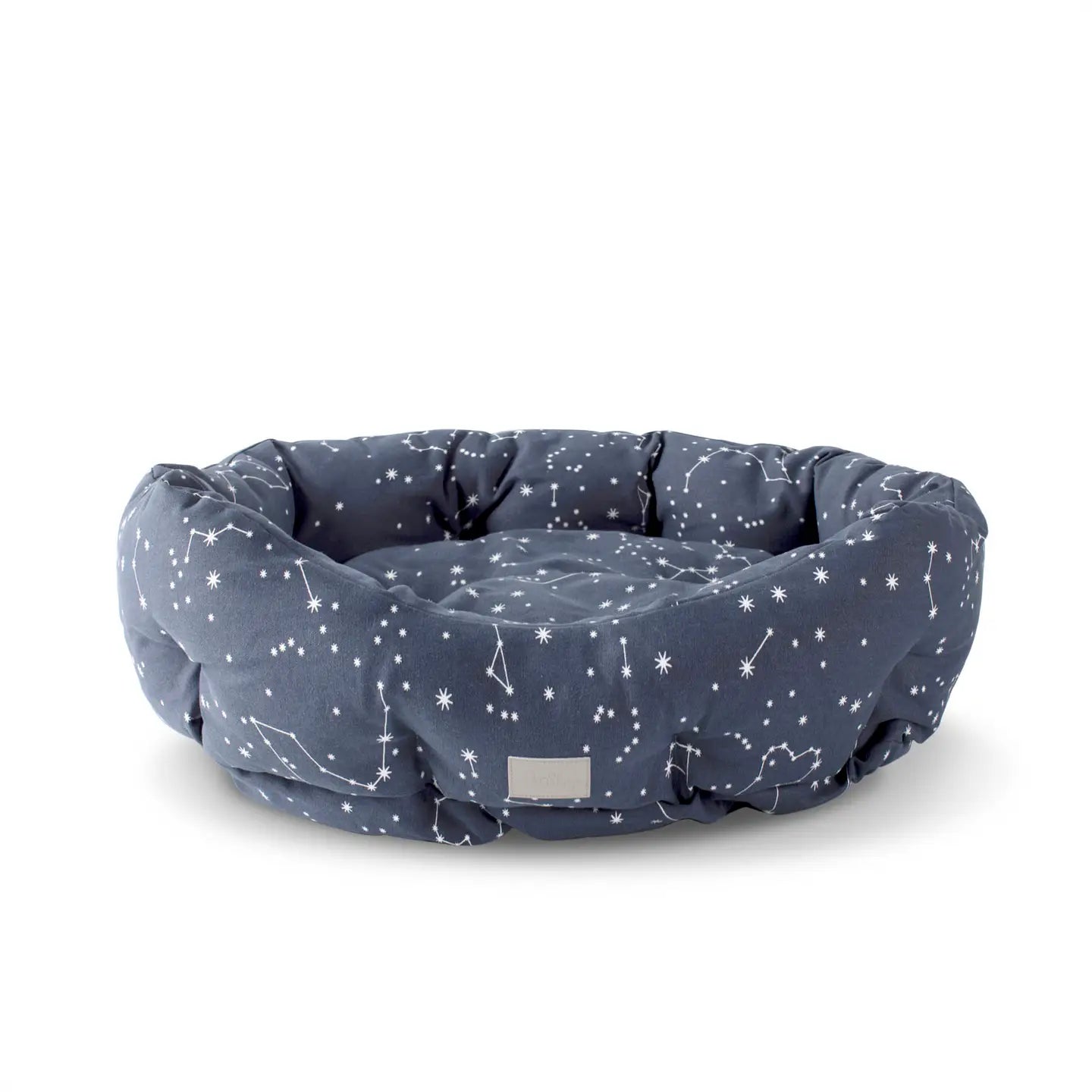 Celestial Round Cuddler Dog Bed