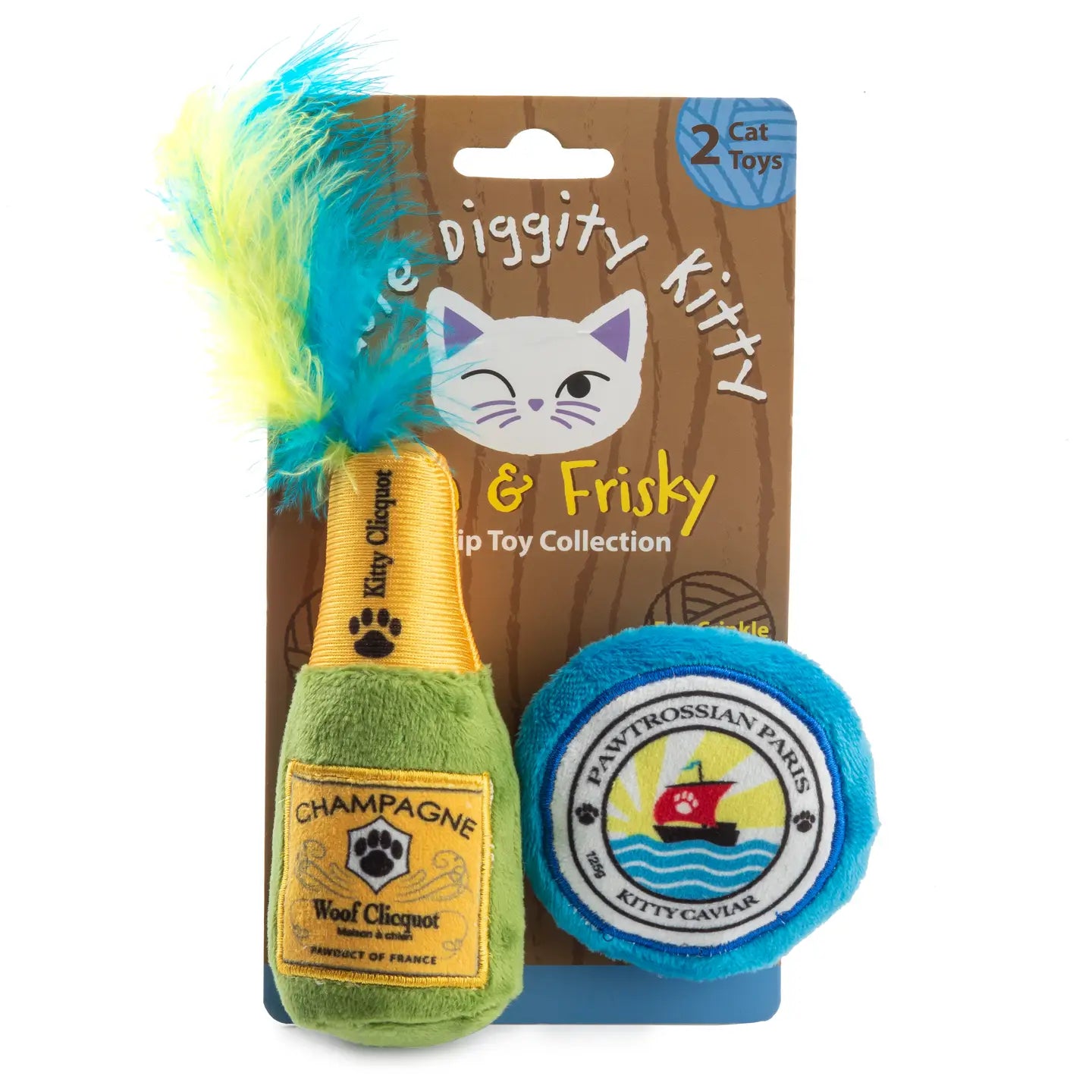 Kitty Clicquot Organic Catnip Toys