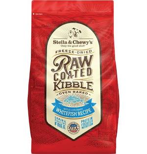 Stella & Chewy's Raw Coated Grain-Free Whitefish Kibble 4lb Bag