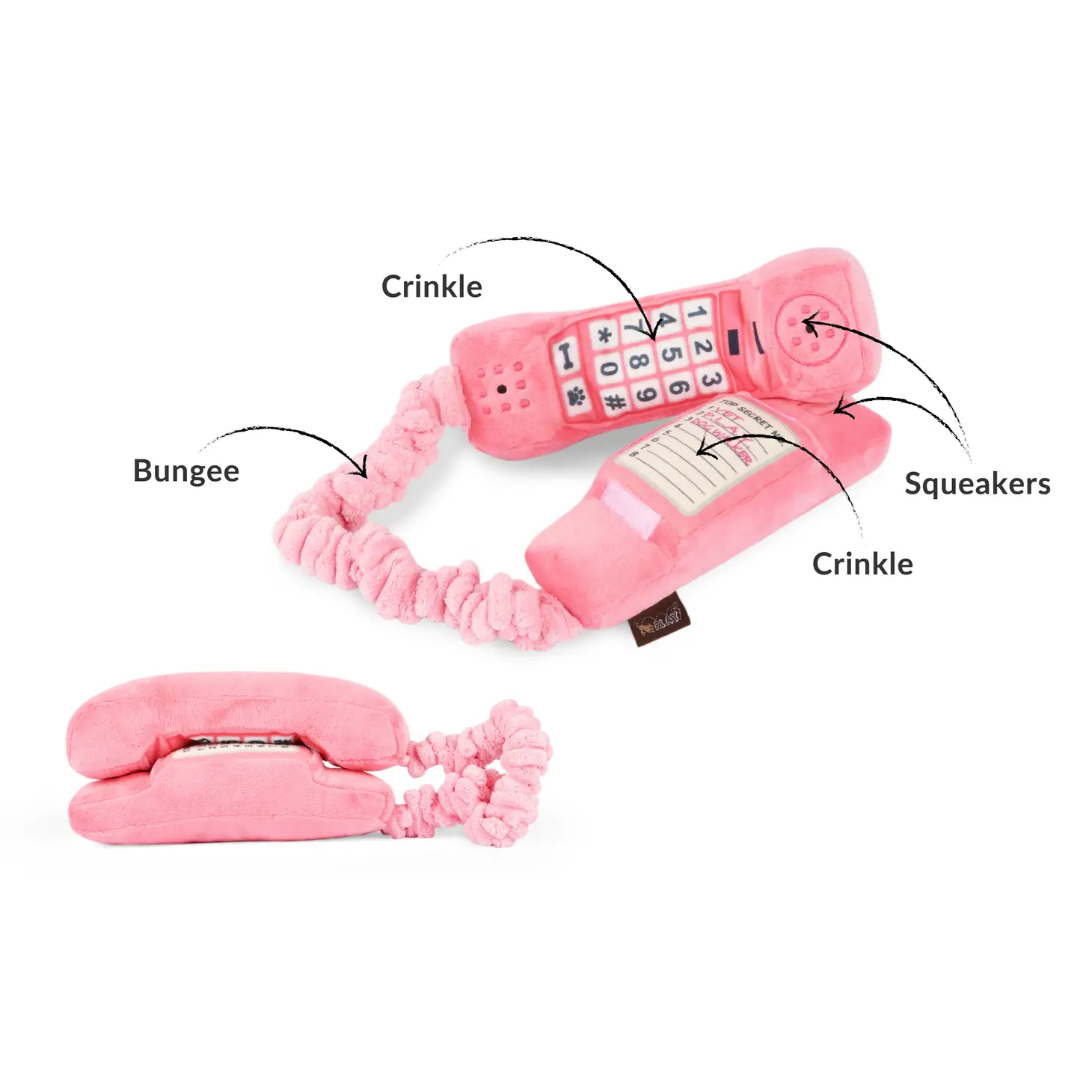 Pink 80's Phone Toy