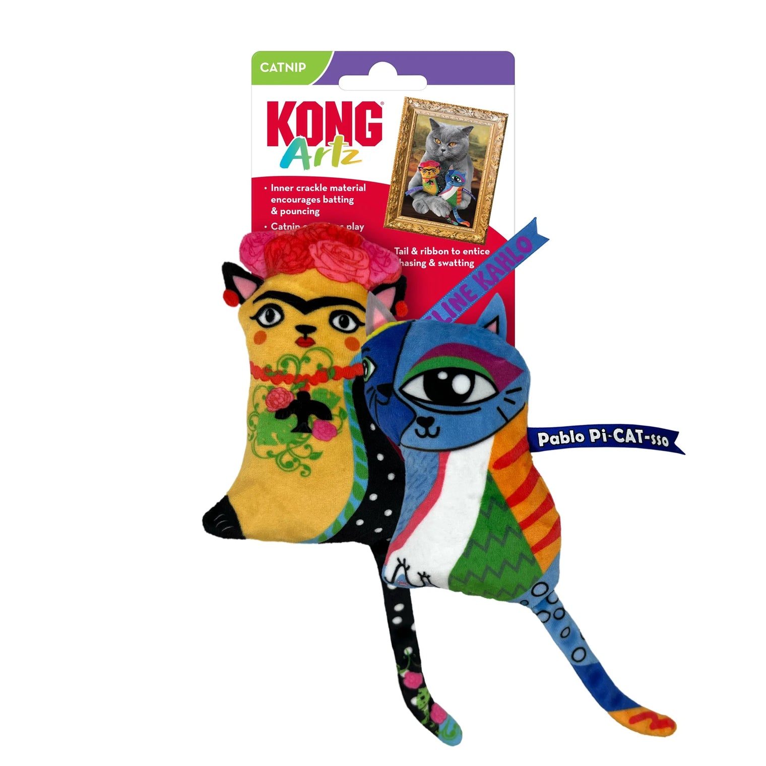 Artz Kahlo/Picasso Catnip Toy