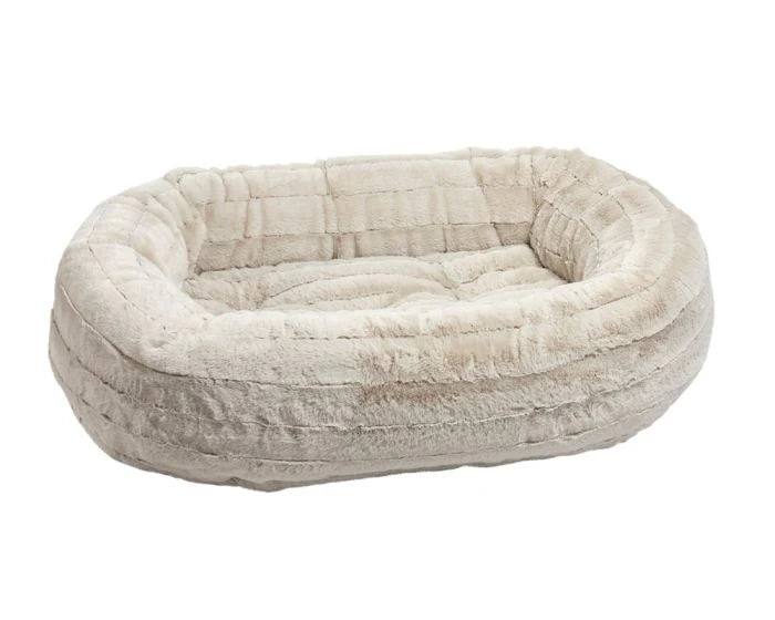 Rain Faux Fur Donut Bed