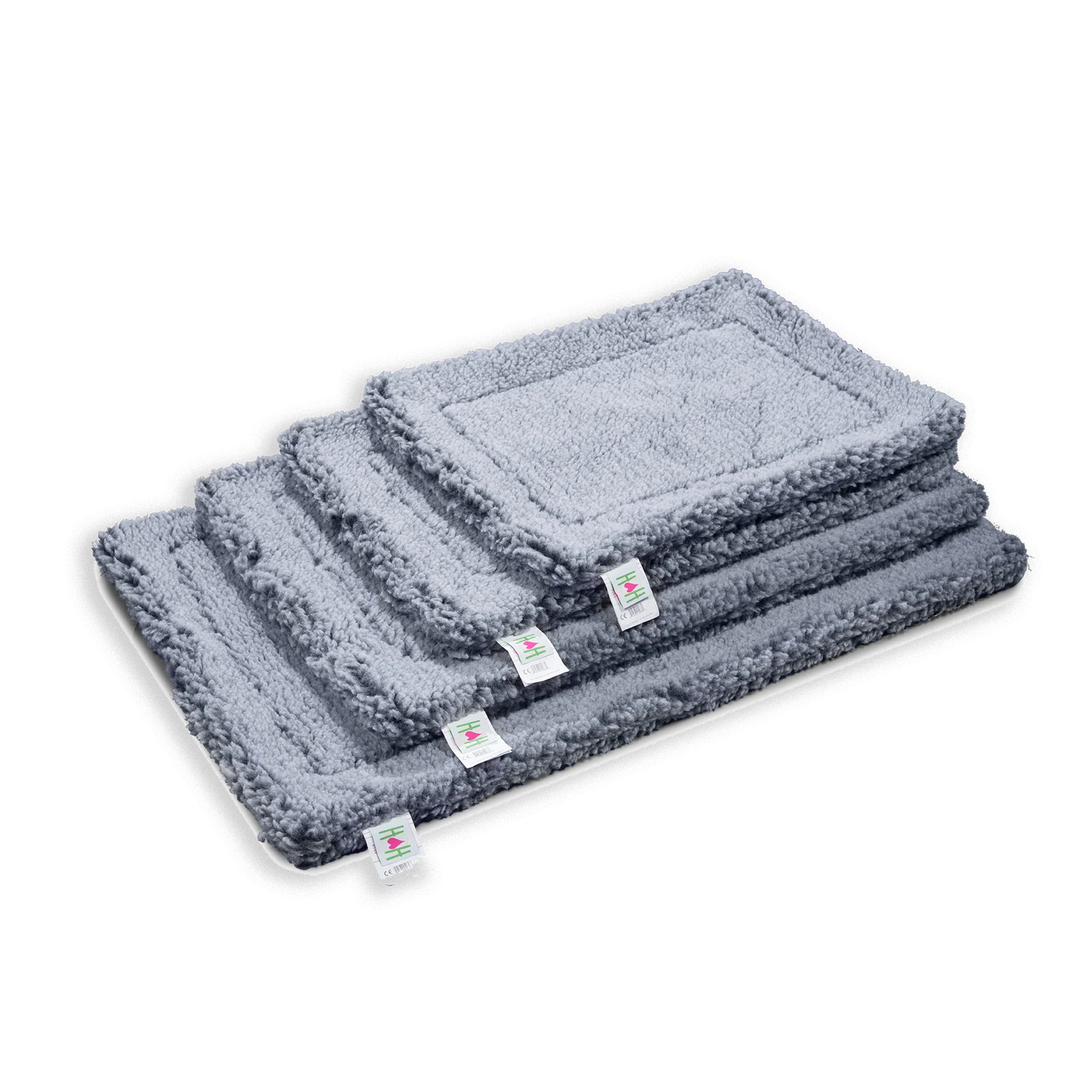 HuggleFleece Mat Cat & Dog Bed - Grey