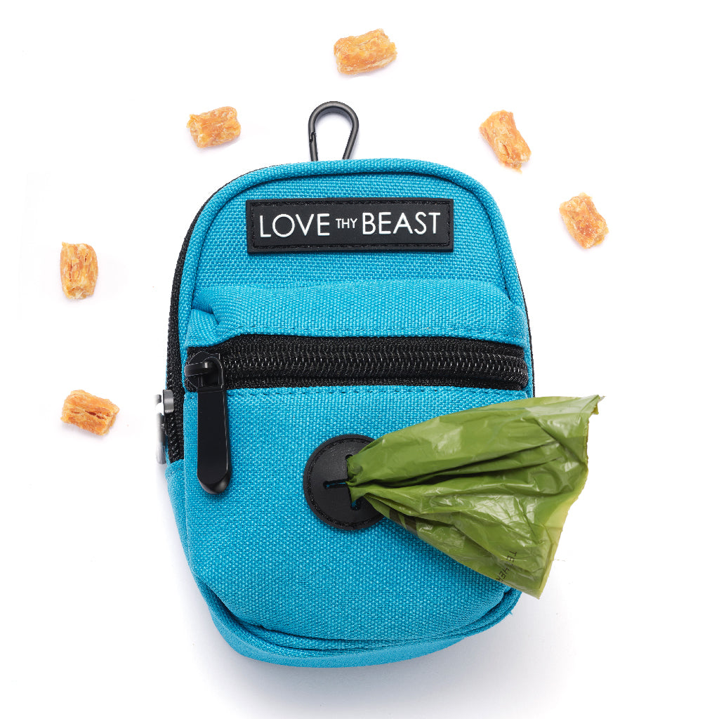 Treat / Poo Baggie Holder - Turquoise