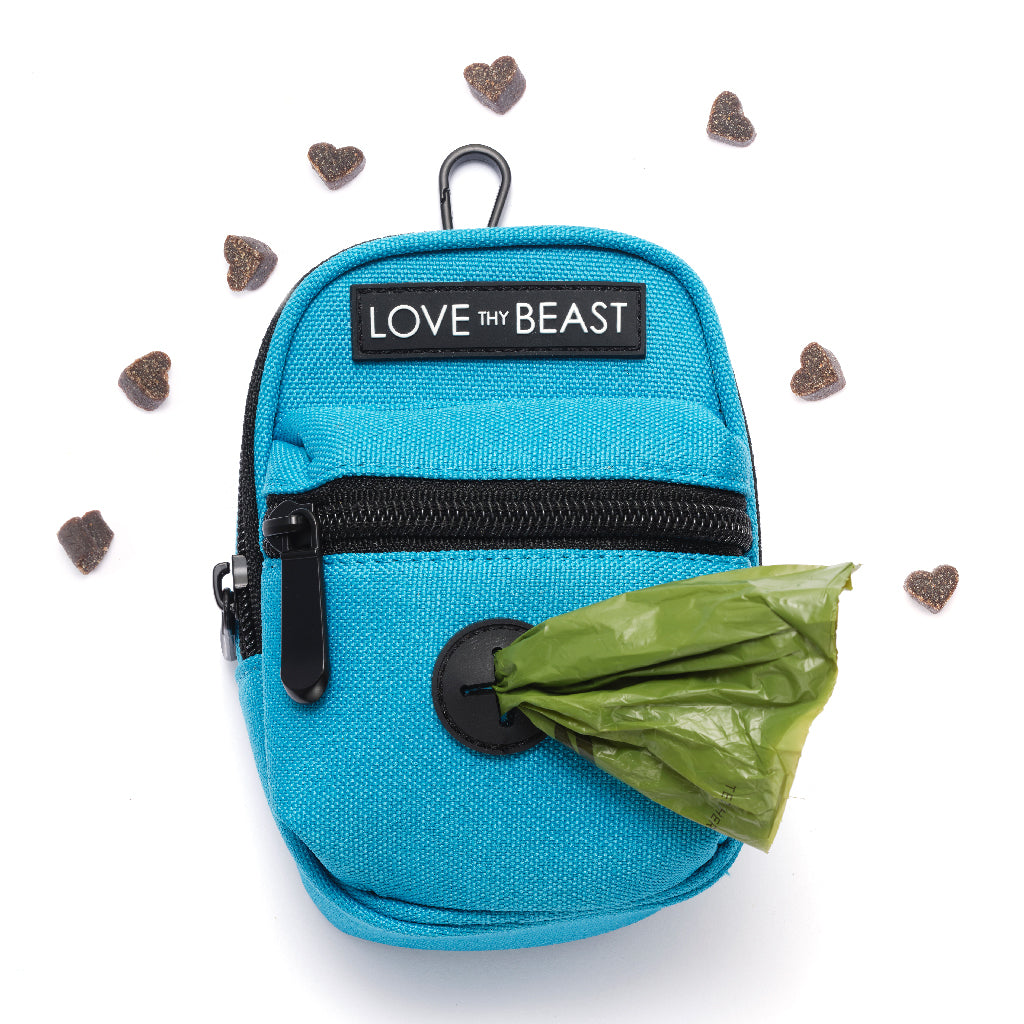 Treat / Poo Baggie Holder - Turquoise
