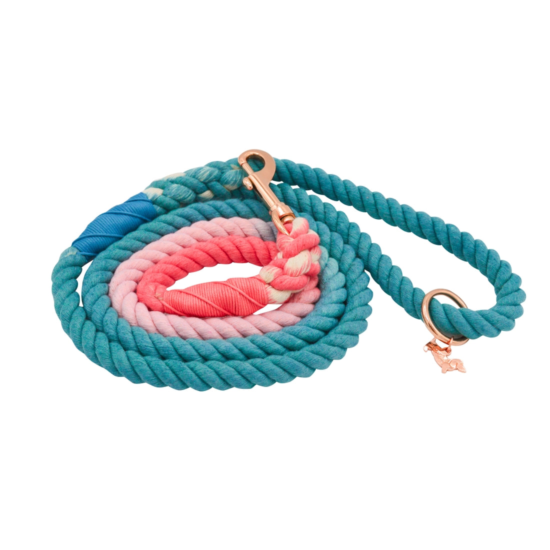 Ombre Rope Leash - Sunset