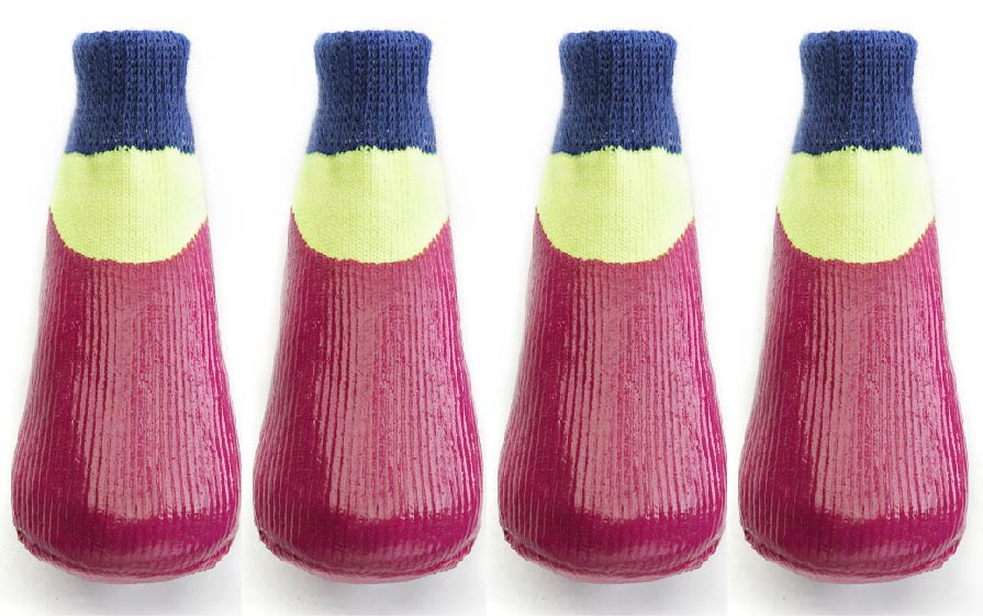 Rubber Dipped Socks - Pink