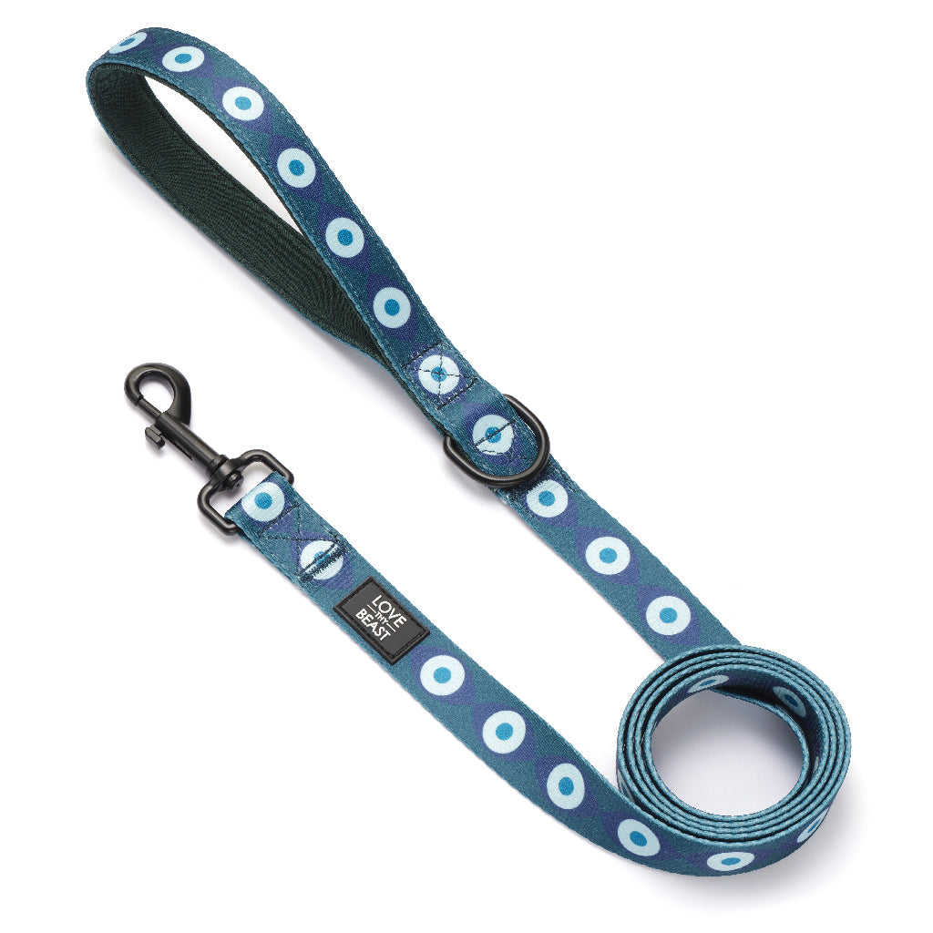 Evil Eye Leash - Blue