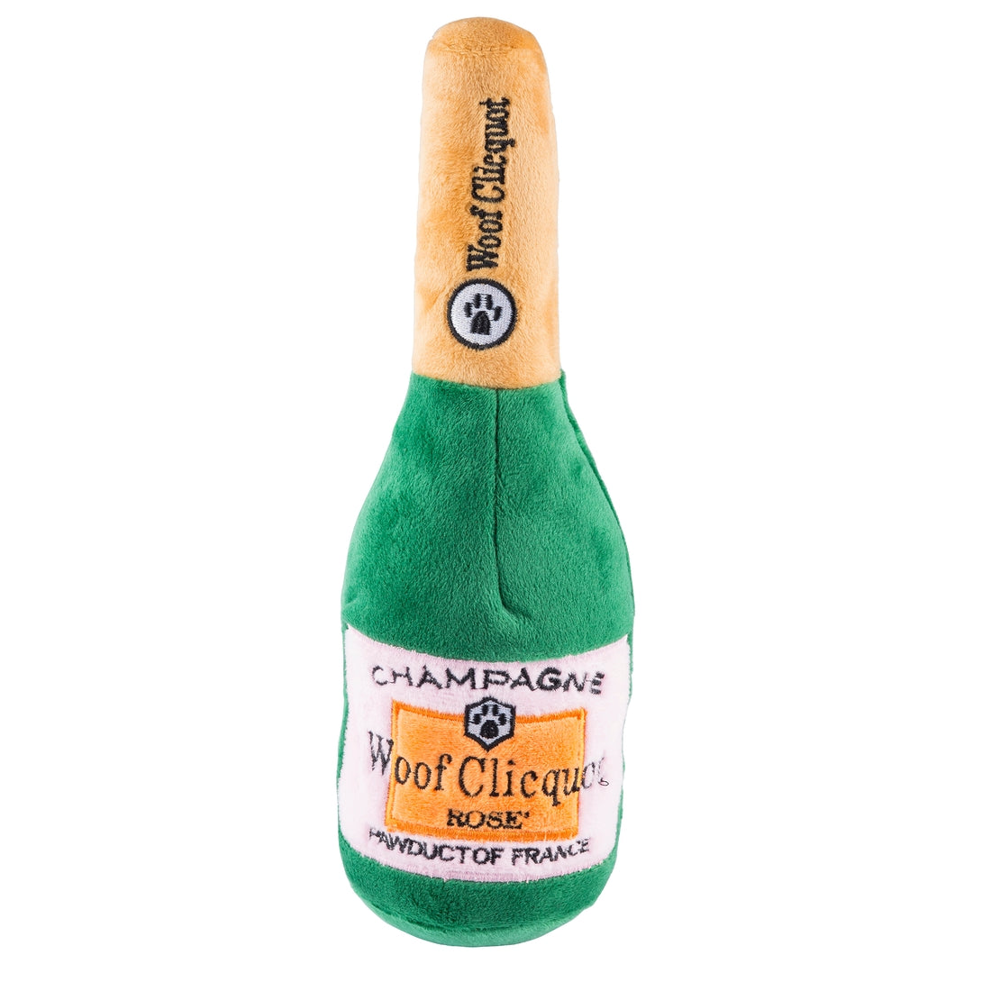 Woof Clicquot Rose Champagne Bottle