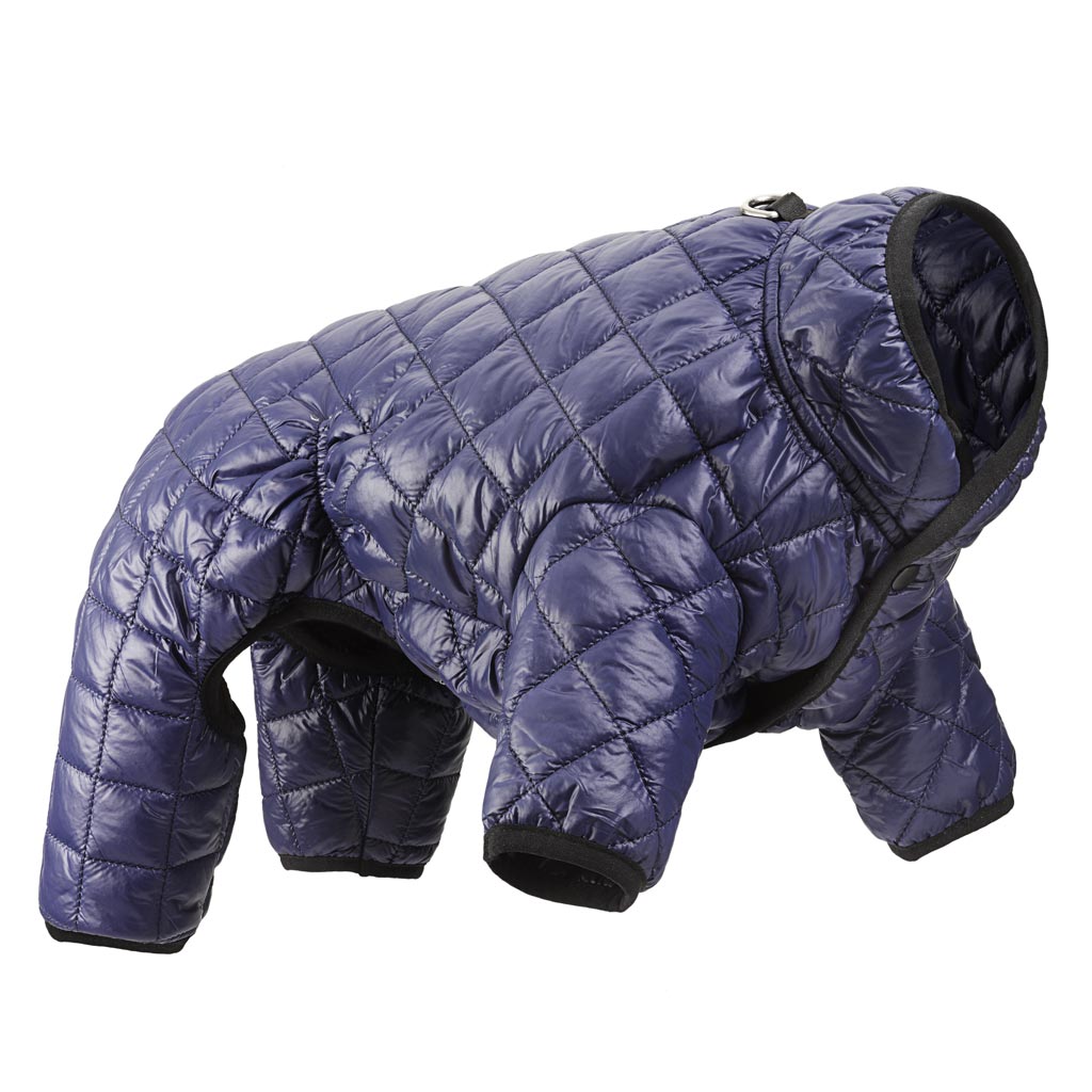 Navy Quilted Puffer Snowsuit