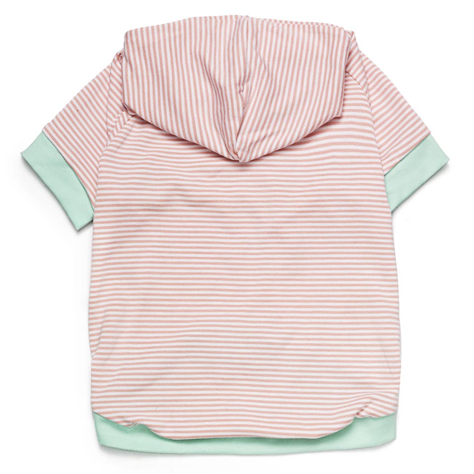 Lightweight Bamboo Knit Hoodie - Watermelon