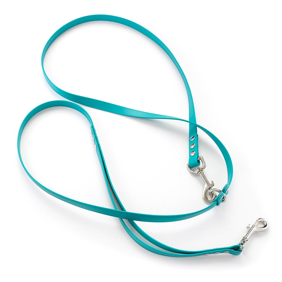 Teal Hands Free Adjustable Leash, 7ft