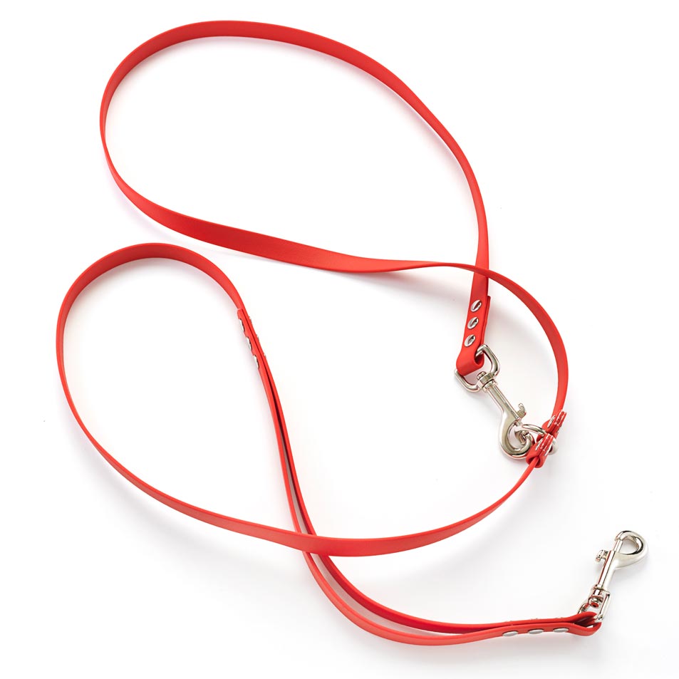 Red Hands Free Adjustable Leash, 7ft
