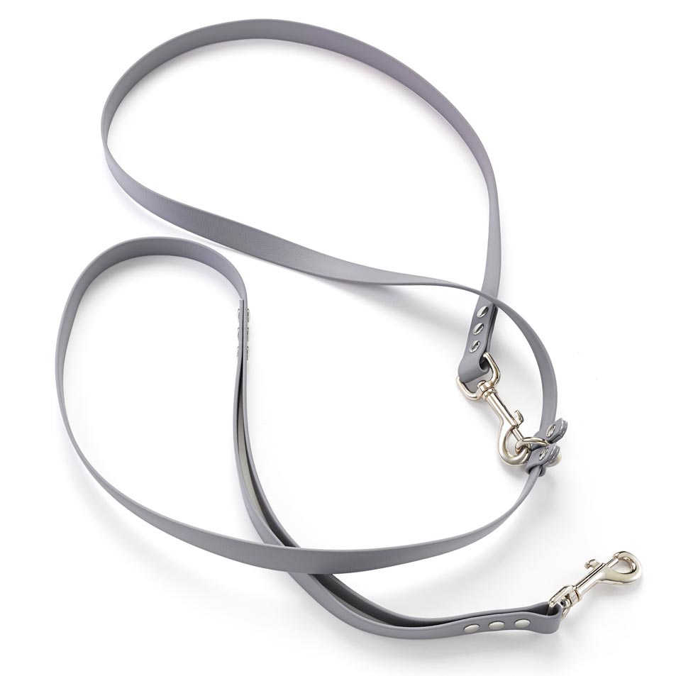 Grey Hands Free Adjustable Leash, 7ft