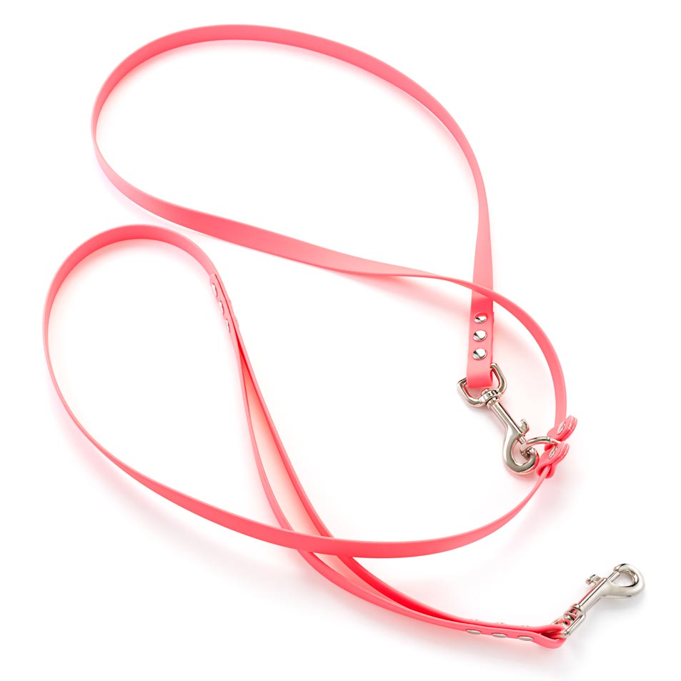 Neon Pink Hands Free Adjustable Leash, 7ft