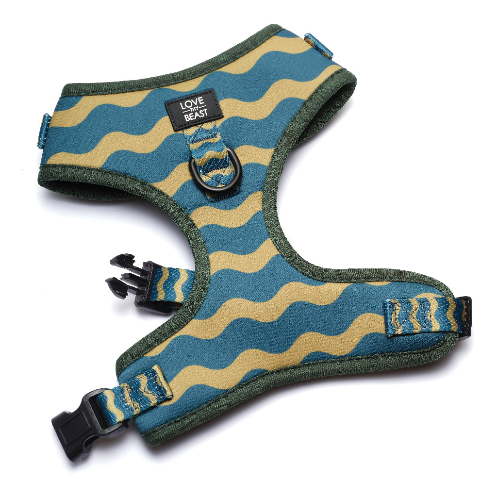 Wavy Baby Harness - Green