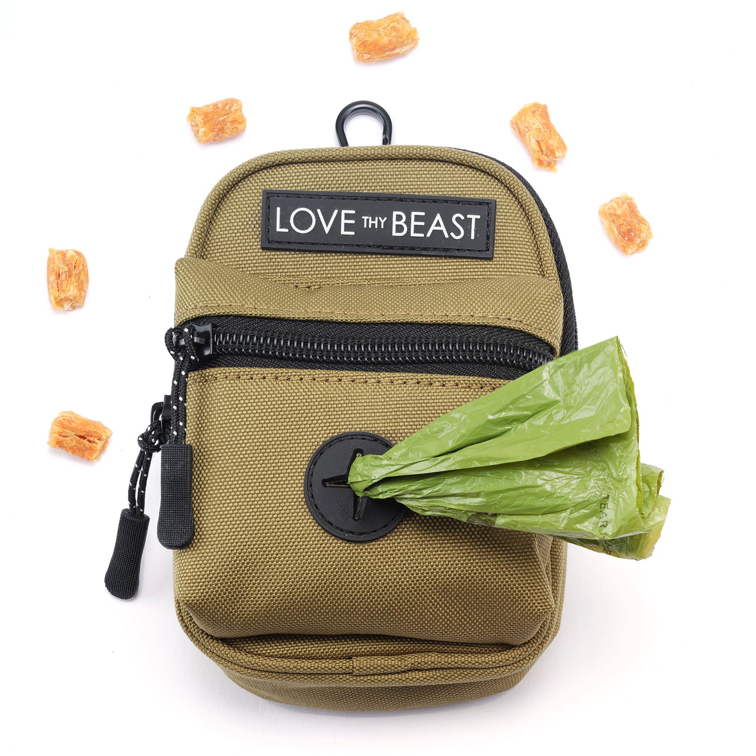 Treat / Poo Baggie Holder - Olive