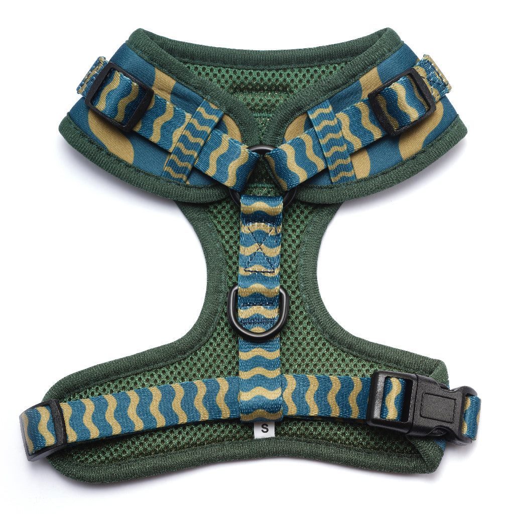 Wavy Baby Harness - Green