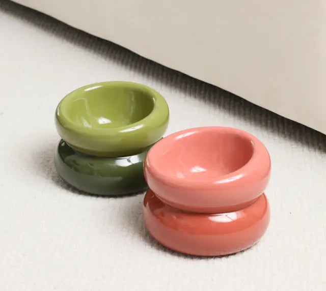 Soufflé Pet Bowl - Rose Pink