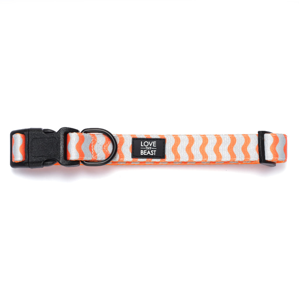Wavy Baby Collar - Orange