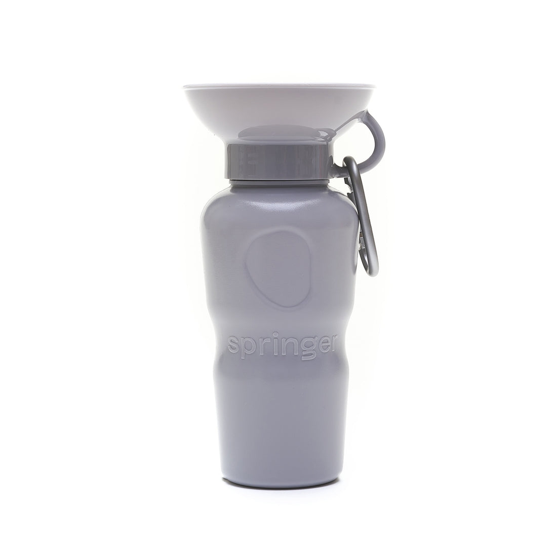 Gray Squeeze-able Water Bottle, 22oz