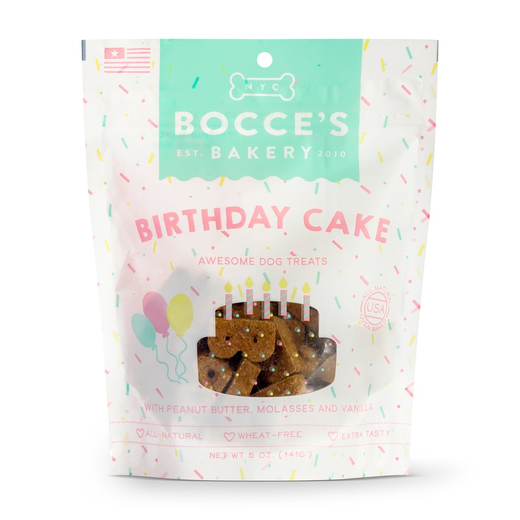 Birthday Cake Dog Biscuits, 5oz
