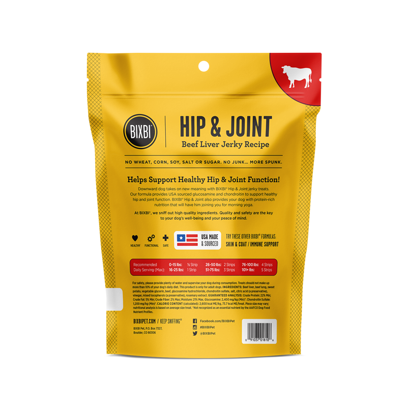 HIP & JOINT Jerky Treats - Beef Liver