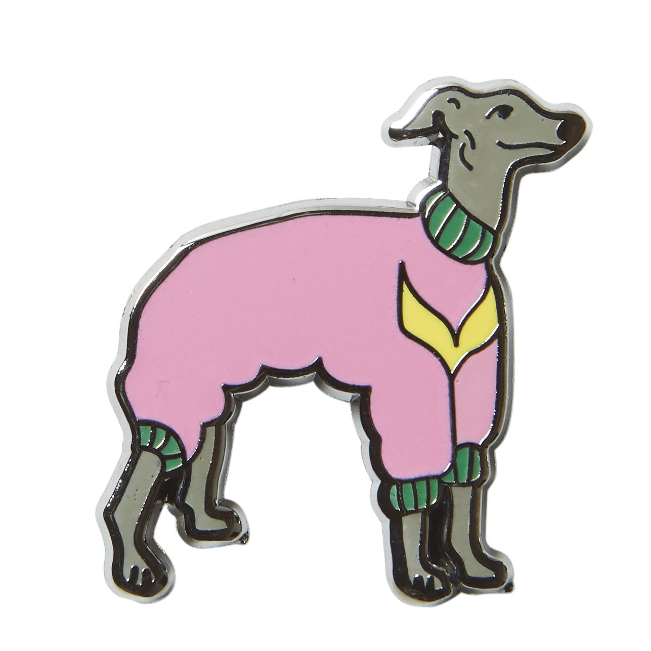 Greyhound Enamel Pin