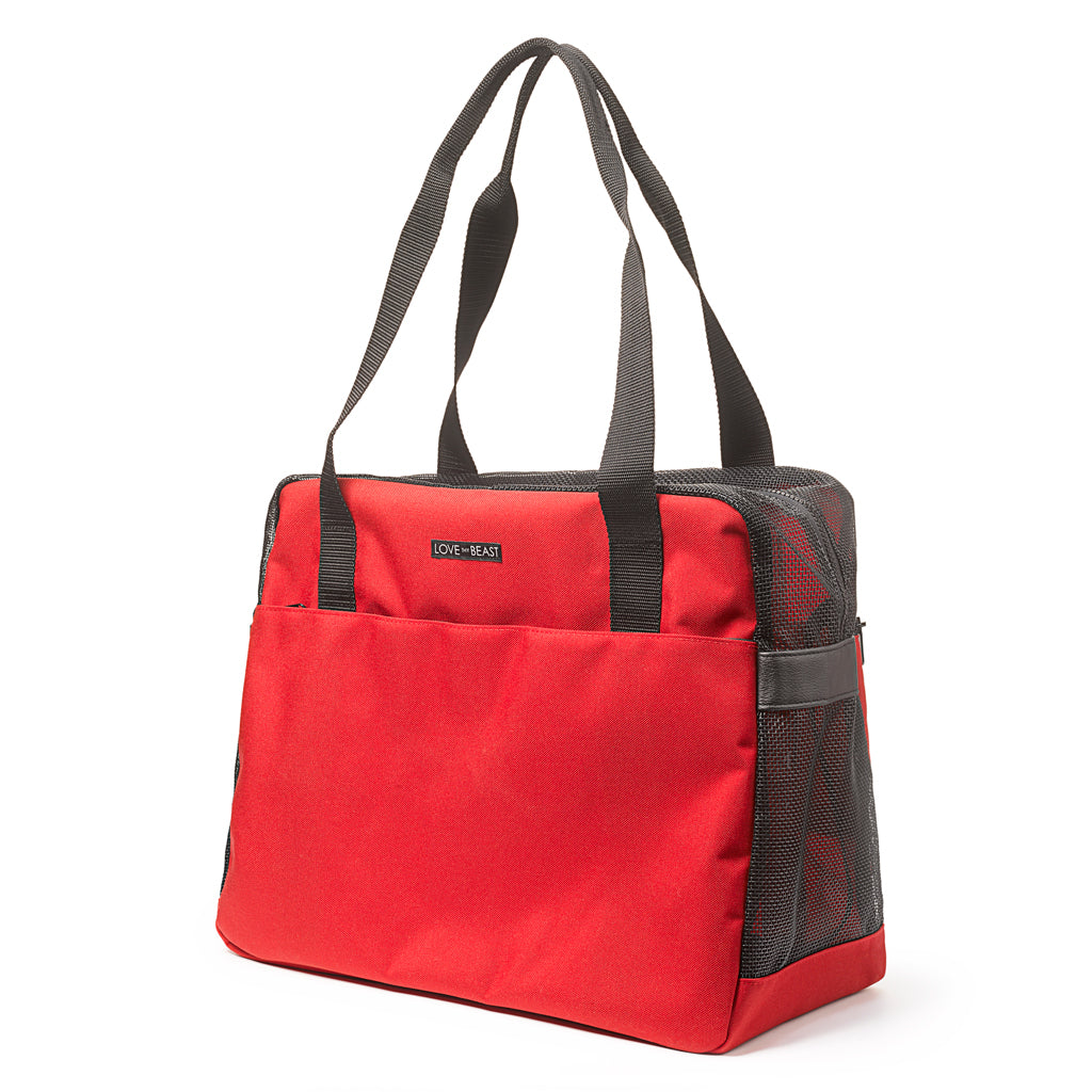 Nylon Pet Travel Carrier - Red