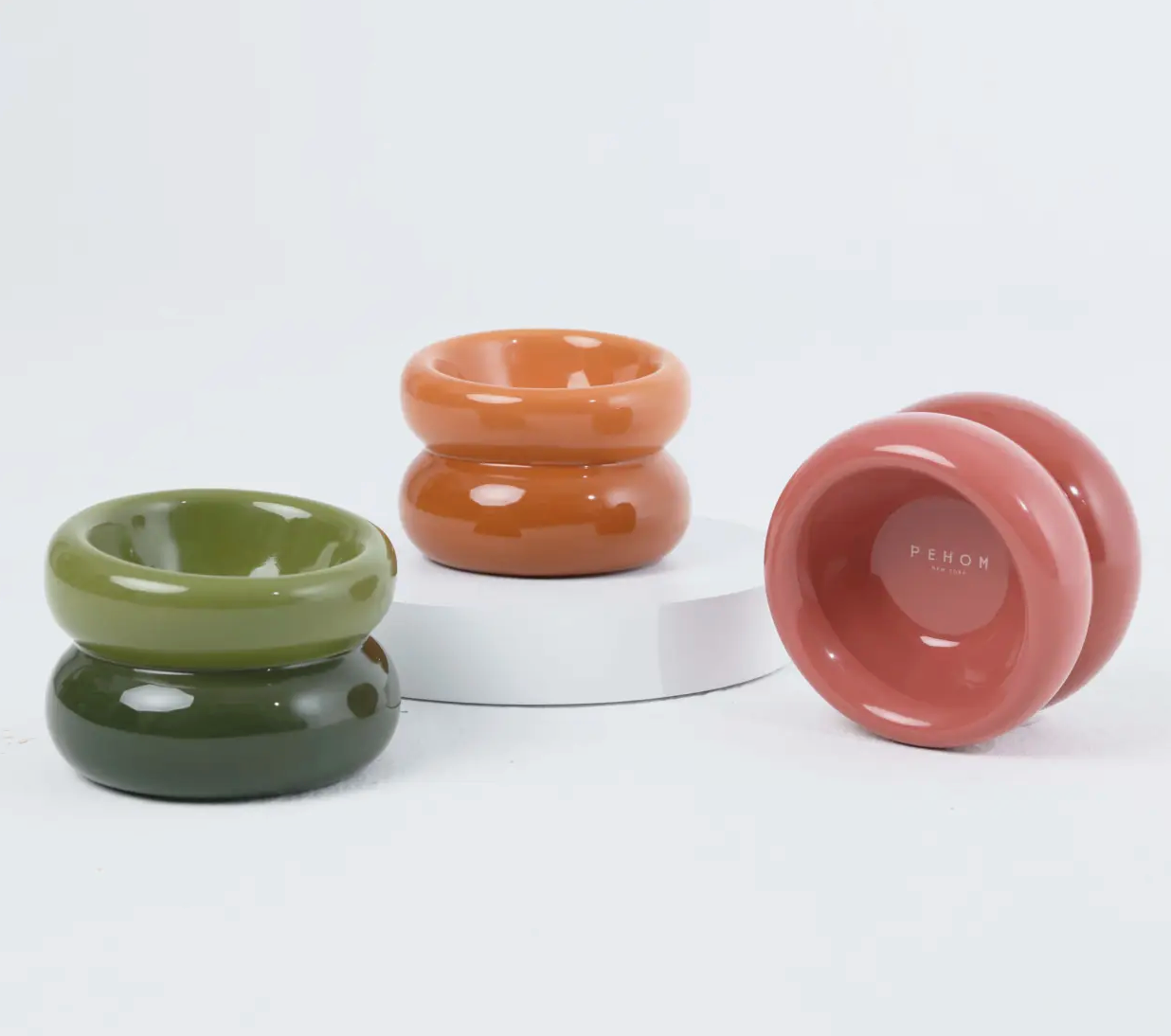 Soufflé Pet Bowl - Avocado Green