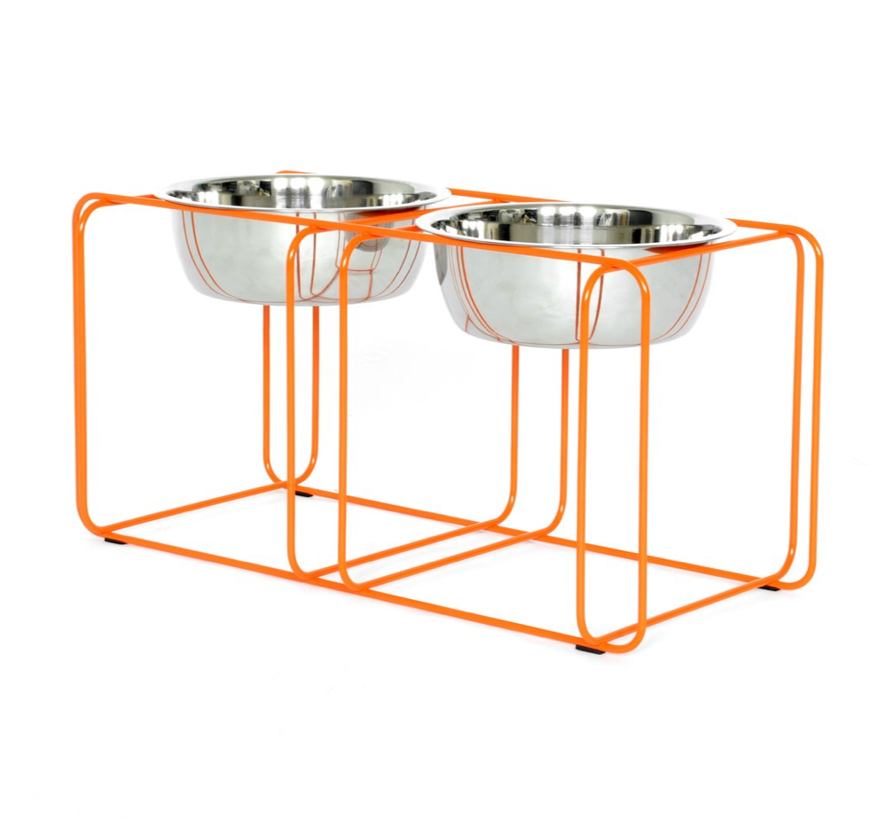 Wire and Dine Stand - Orange