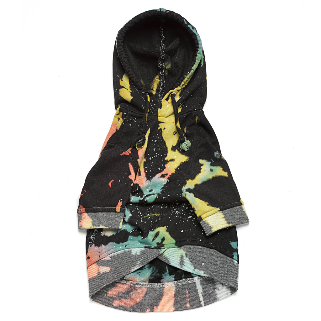 Glow Tie Dye Hoodie, Aurora
