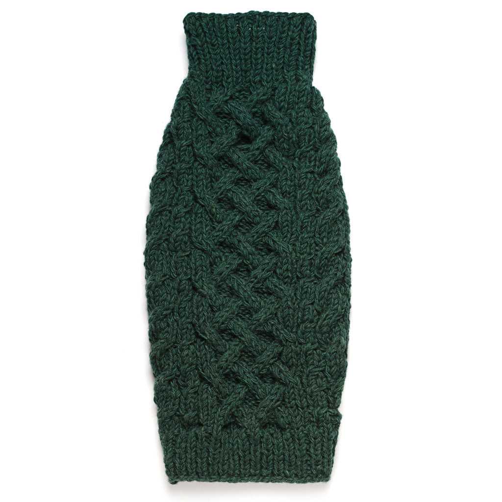 Cable Knit Sweater - Emerald