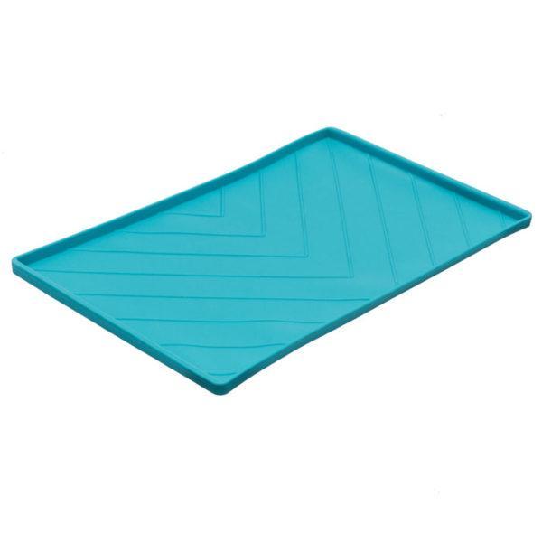 Chevron Silicone Food Mat - Blue