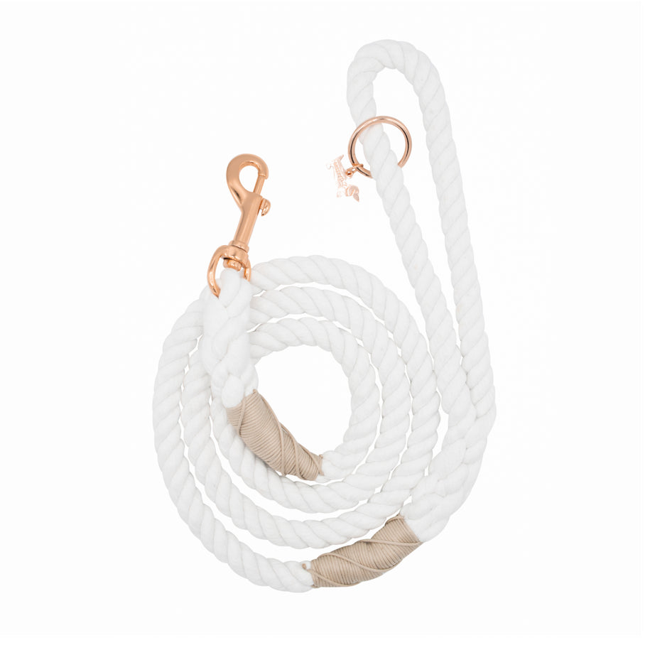 White Dove Rope Leash