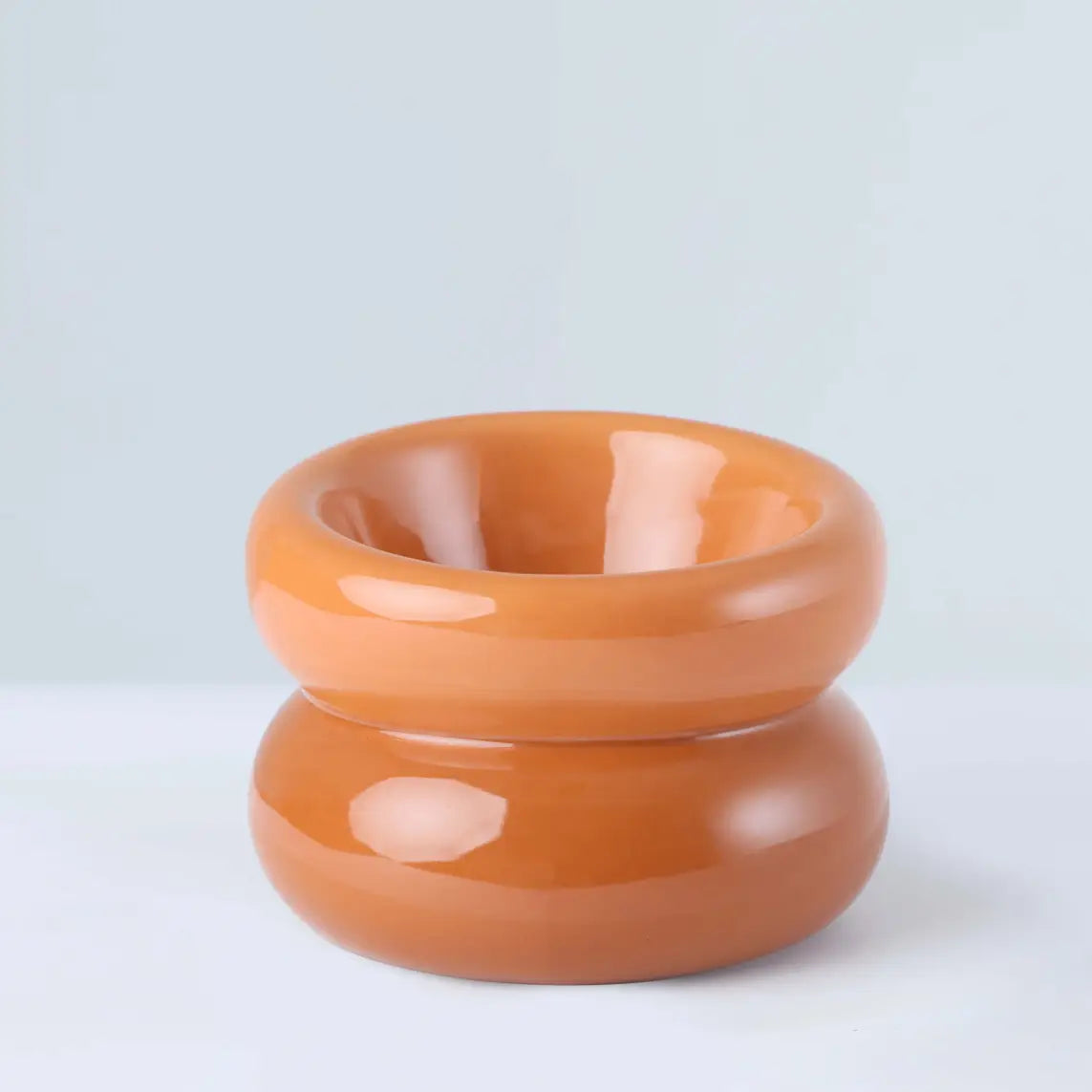 Soufflé Pet Bowl - Amber Orange