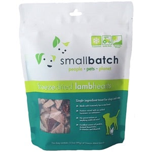 single ingredient freeze dried usa made lamb heart dog and cat treat 