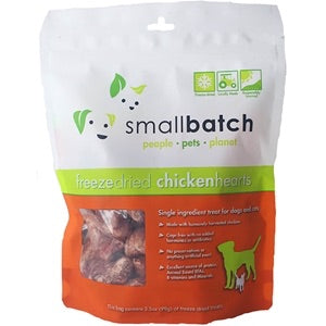 Small Batch Chicken Heart Treats, 3.5oz