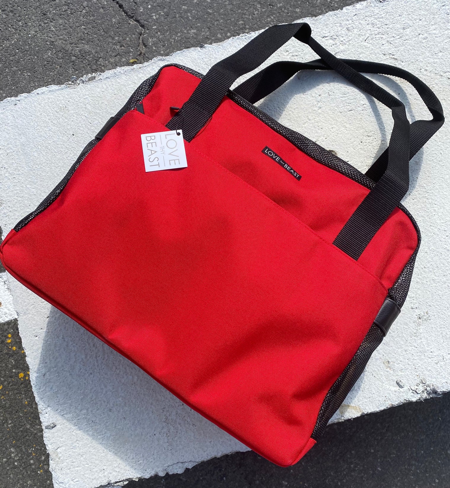 Nylon Pet Travel Carrier - Red