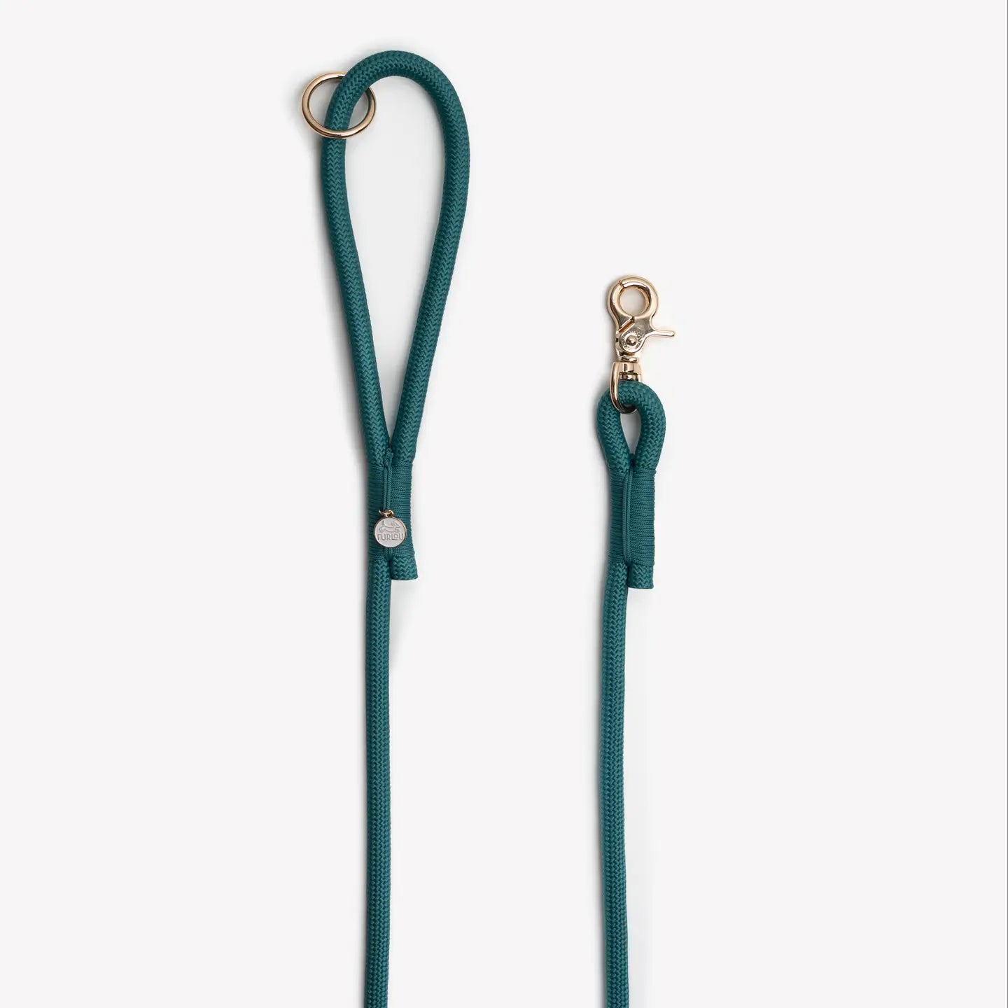Furlou Blue Braided Rope Leash, 5ft