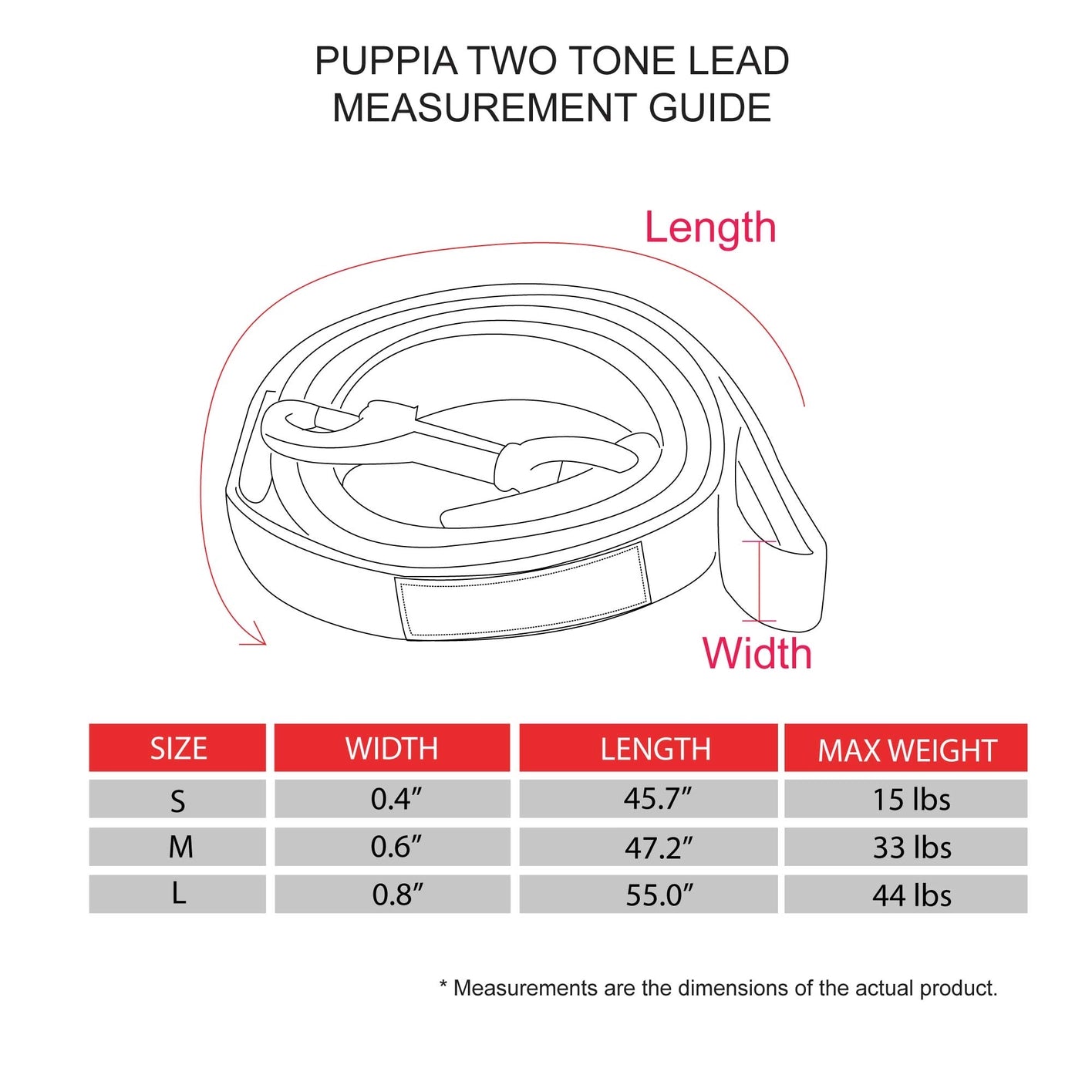 Puppia Two Tone Dog Leash, Navy
