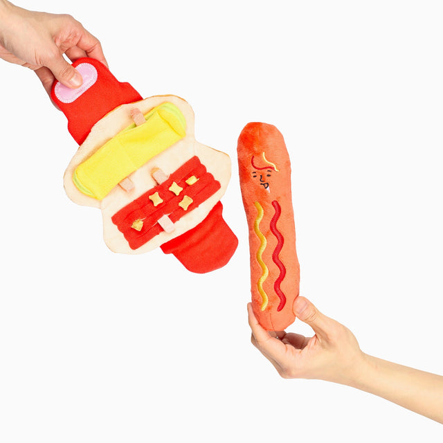 Hot Dog Nosework Toy