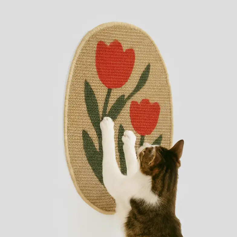 Cat Scratching Sisal Mat - Flower