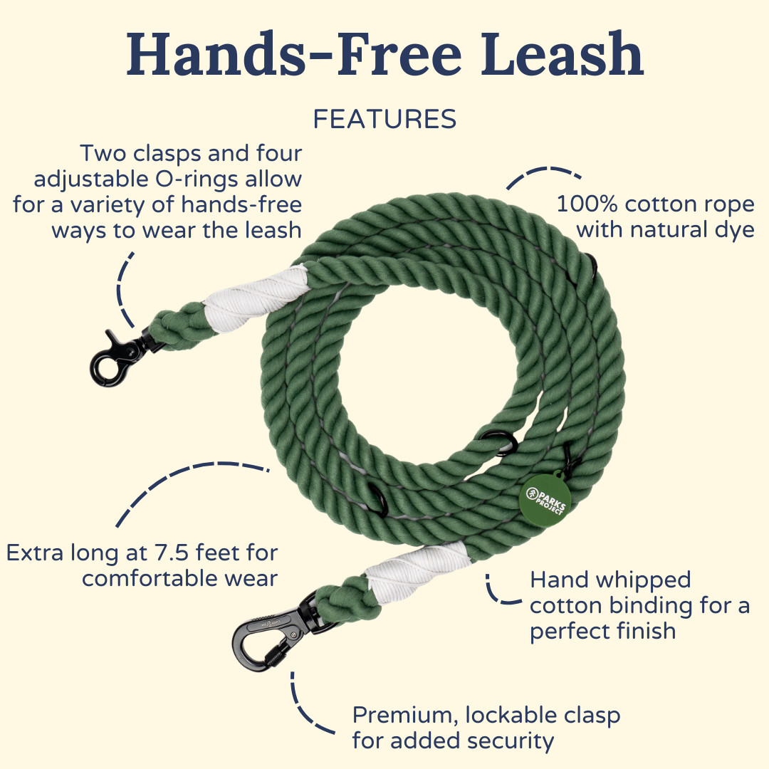 Lucy Fern Hands Free Rope Leash