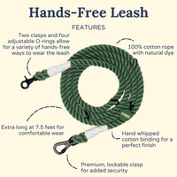 Lucy Fern Hands Free Rope Leash