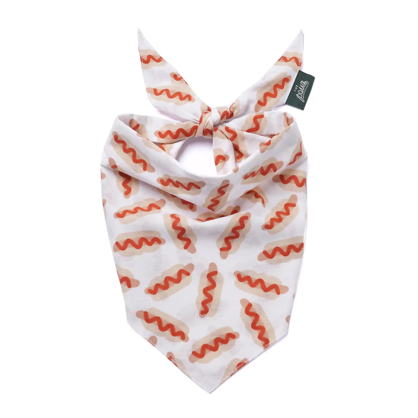 Hot Dog Sizzle Bandana, 3 Sizes