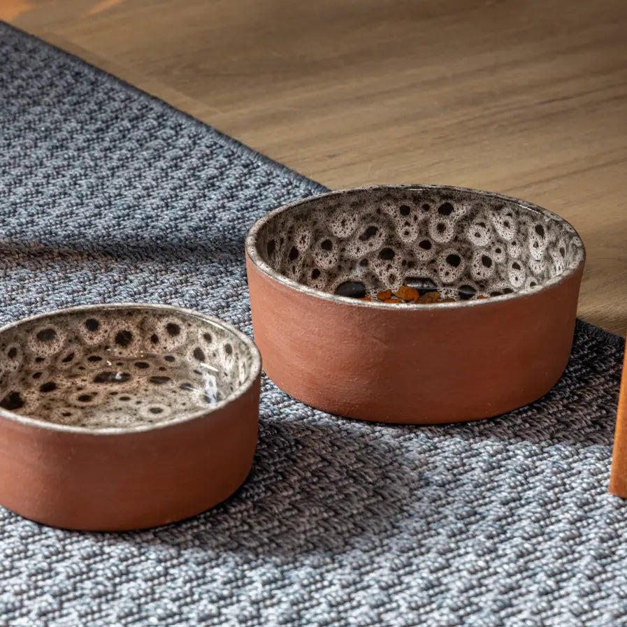 Ceramic Dog Bowl Jag Brown